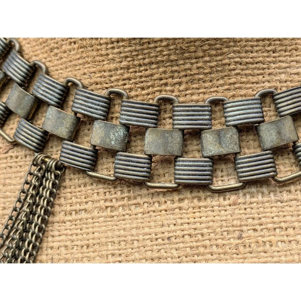 Chain Shoulder Jewelry Decorative Collar Festival Coachella Steampunk Whimsigoth